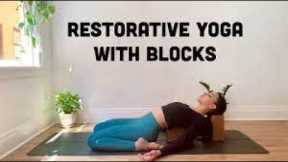 Restorative Yoga Sequence With Blocks