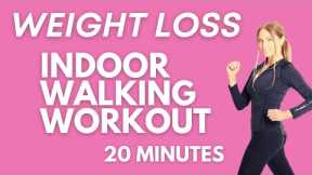 20 Minute Walk at Home for Calorie Burn & Weight Loss🔥ALL STANDING🔥KNEE FRIENDLY🔥 FULL BODY TONING