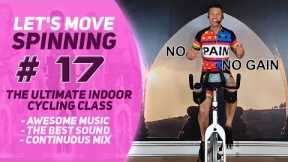 My TOUGHEST Indoor Cycling Class So Far! Let's Move Spinning #17