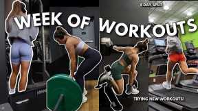 Week of Workouts | Trying a NEW Program & Training for Muscle Endurance