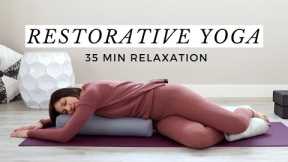 Restorative Yoga With Props for Full Body + Mind Relaxation