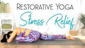 Restorative Yoga for Stress and Relaxation (Yoga in Bed)