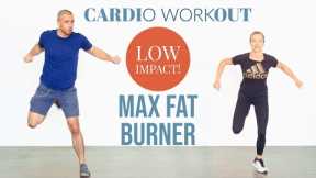 Fat burning, high intensity, low impact home cardio workout