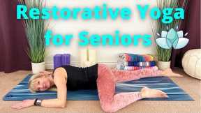 Restorative Yoga for Seniors - Yoga for Seniors - Senior Yoga - Restorative Yoga - Gentle Yoga