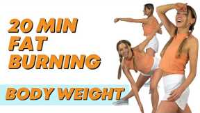 20 Minute Fat Burning Bodyweight Workout at Home - No Equipment |  Lucy Wyndham-read