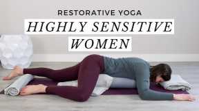 4 Super Calming Restorative Yoga Poses for Highly Sensitive Women