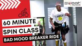 60 Minute Spin® Class | Bad Mood Breaker Indoor Cycling Class
