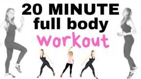 HOME FITNESS 20 MINUTE WEIGHT LOSS WORKOUT -TOTAL BODY AT HOME -  BURNS CALORIES AND TONES YOU UP