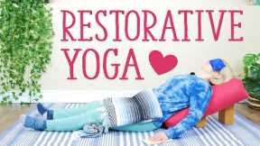 Relaxing Restorative Yoga | 80 Minutes of Bolster Bliss