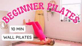 FULL BODY WALL PILATES WORKOUT FOR BEGINNERS | 10 MIN | NO EQUIPMENT