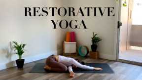 Restorative Yoga - No Props | 40 Min Self-Care Practice