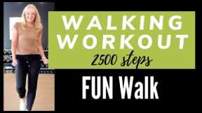 Fun Walking Exercise for Weight Loss | Walking Workout at Home Low Impact