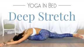 Restorative Yoga for Hips ( BEST Bed Yoga for Relaxation )