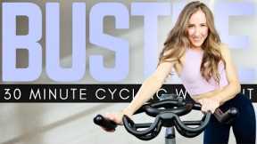 BUSTLE // 30 Minute HIIT Cycling Workout Spin Class