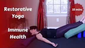 Restorative Yoga for Lymphatic Health & Immunity {35 mins}
