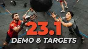 CrossFit Open 23.1 Demo & Targets to Make Quarterfinals