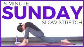 Sunday (7 Day Yoga Challenge) Slow Stretch Restorative Yoga Routine | Sarah Beth Yoga