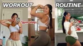 MY WORKOUT ROUTINE (gym vlog)