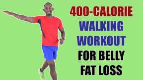 400-CALORIE Walking Workout for BELLY FAT LOSS/ Walk at Home Cardio