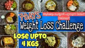 Lose upto 4 Kgs | 7 Days Weight Loss Challenge | Easy Challenge | Feeding, Teens, Working Moms