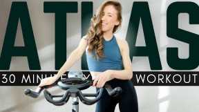 ATLAS // 30 Minute HIIT Cycling Workout Spin Class