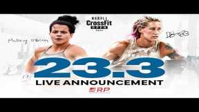 CrossFit Open Workout 23.3 Live Announcement