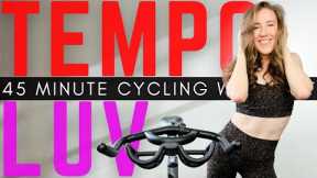 TEMPO LUV // 45 Minute HIIT Cycling Workout Spin Class