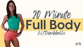 Total Body Dumbbell Workout: 20-Minute Strength Training for Women and Men
