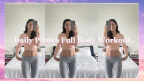 15MIN Pilates ‘Hourglass’ Full Body Workout // no equipment + beginner friendly