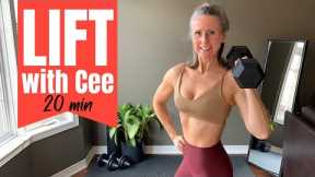 Weight training workout over 40 female FULL BODY 20min FB32