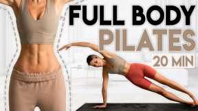 FULL BODY PILATES AT HOME 🔥 Complete Tone & Fat Burn | 20 min Workout