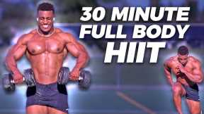 INTENSE 30 Minute Full Body Workout | (Dumbbells Only) Burn Fat & Build Muscle