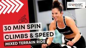 30 Minute Spin Class (Burn Up to 500 Calories) | SWEAT TSUNAMI Indoor Cycling Class