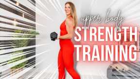 30-minute Upper Body Strength Training with Dumbbells