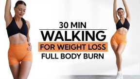 30 MIN METABOLIC WALKING EXERCISES FOR WEIGHT LOSS- No Jumping | Standing | Walk at Home