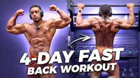 I Went 4 Days With No Food! 4 DAY FAST + Gym Workout | ONLY WATER
