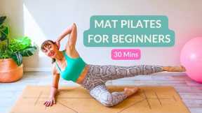 Mat Pilates for Beginners |  30 minute At Home Pilates | Girl with the Pilates Mat