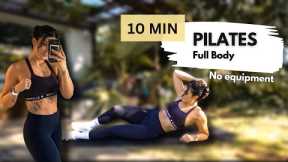 Everyday full body Pilates Workout 10 MIN - no repeats