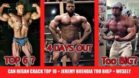 Will it Be Different For Regan this Year? + Wesley At His Best Ever + Is Jeremy Buendia Too Big?
