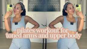 Transform Your Upper Body in 15 Minutes: Beginner Pilates Workout