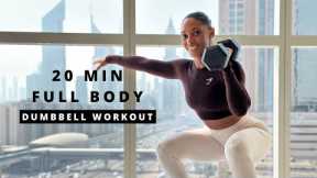20-min FULL BODY DUMBBELL Workout Routine | [Build Muscle & Strength]