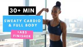 30 min Sweaty Cardio HIIT Workout | Bodyweight exercise