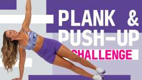 30 Minute Plank, Press, and Push up Challenge Workout!