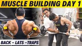 DAY 1 - Wider and Bigger Back Workout | Full Muscle Building Series | Yatinder Singh