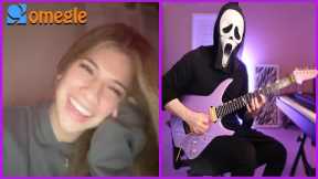 Ghostface serenades girls on OMEGLE