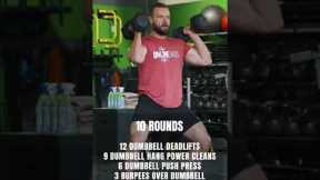 Dumbbell Workout #shorts #crossfit #wod #workout #fitness #dumbbell