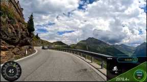 30 minute Passo Monte Giovo Virtual Cycling Workout Garmin 4K Video