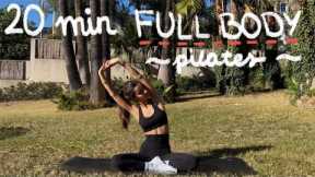 20MIN full body pilates workout // energising at home pilates // no equipment | LIDIAVMERA