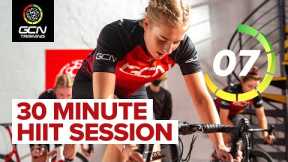 30 Minute HIIT Cardio Indoor Cycling Workout | Lose Weight Fast