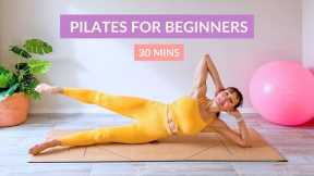 Pilates For Beginners | 30 Min Pilates Workout with Warm Up and the First 10 Exercises from my Book